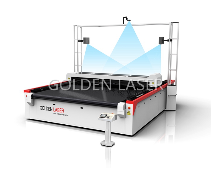 Laser Leather Cutting Machine with CCD Projector