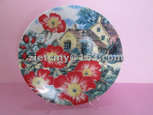 cheap 7'' porcelain souvenir plate for decoration