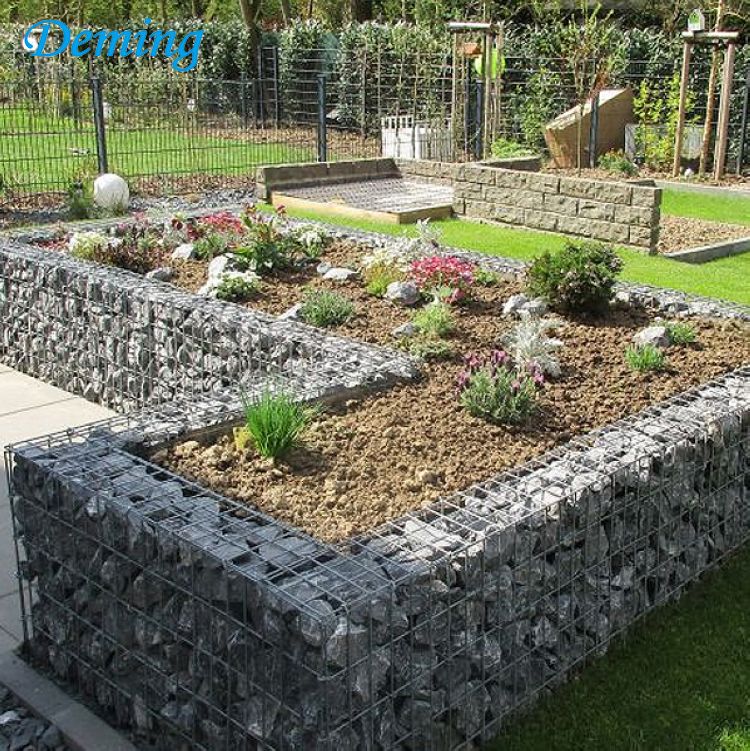 Double Twist Heavy Galvanized  Woven Gabion Basket