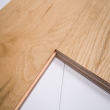 Multilayer white oak wood flooring parquet click system