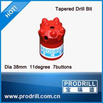 Rock drill tungsten carbides taper button bit