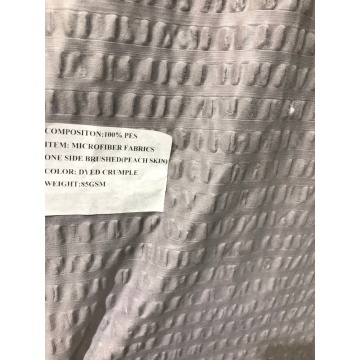 Kain Microfiber Polyester Crumpled