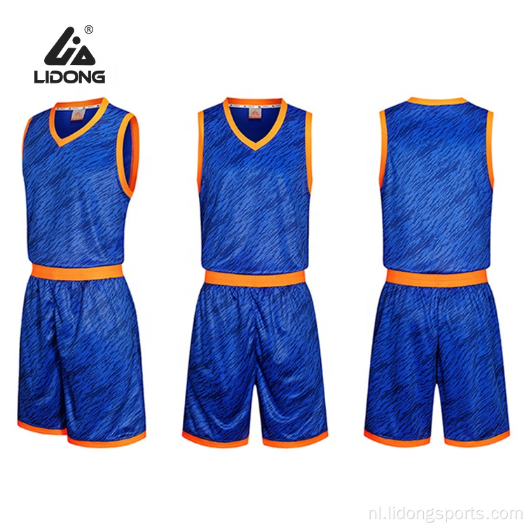 Groothandel basketbal jersey sublimatie basketbal slijtage