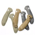 Micarta Benchmade Griptilian texturizou a parte da faca natural