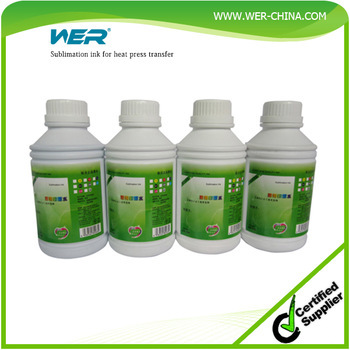 WER brand heat transfer ink sublimation, sublimation ink