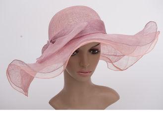 13cm Soft Wavy Brim Tea Party Hats / Sinamay Church Hats Fo