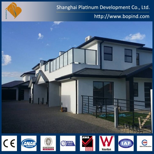 Luxury steel prefab duplex house