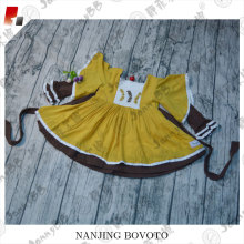 Hand smocked baby girls ruffle dress