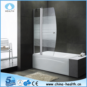 Customized tub screen, shower screen for bath tub