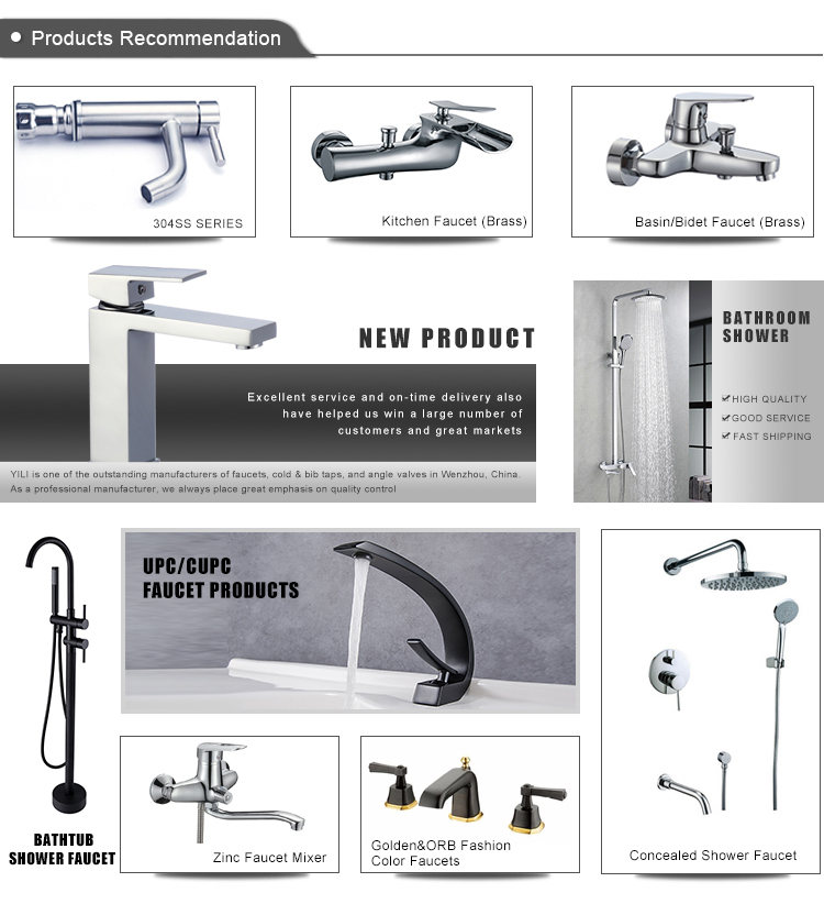 G135 Bathroom fittings design brass single handles shower bath faucet