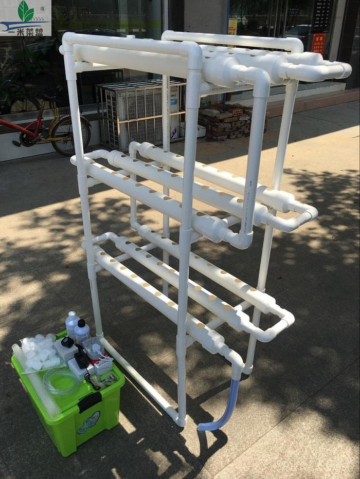 12 Pipes Hydroponics PVC NFT Growing System