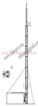 Telescoping Light Mast and Antenna Telescopic Mast and Pneumatic Telescopic Mast