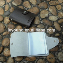 Leather Custom Card Wallet Name Card Case