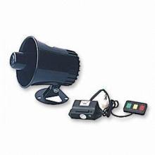 Compact Car Siren Speaker with Nd-Fe-B Magnet and Three Tones Available