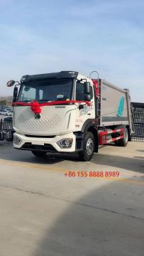 Howo 8cbm compression garbage truck
