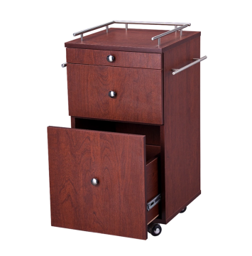 Salon Tool Storage Cabinet with Wheels