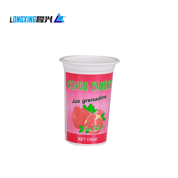 custom disposable plastic yogurt cup