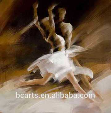 Hot selling abstract dancers canvas painting , portrait oil painting from Shenzhen Dafen