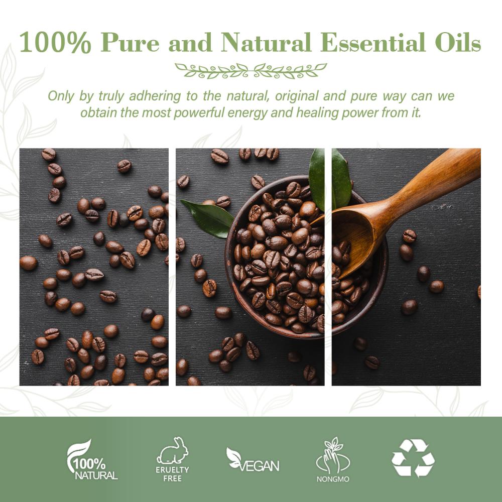 Óleo essencial para café orgânico 100% natural para difusor de aroma