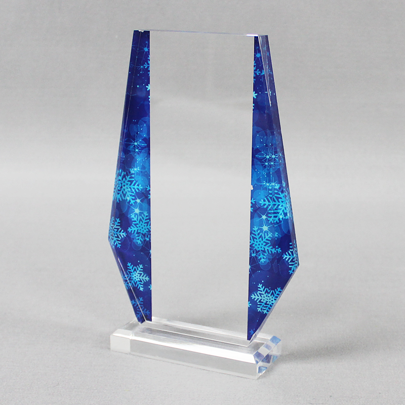 Cheap Award Trophies Acrylic Trophy Screen Printing Appreciation Award