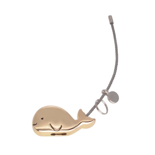 Little whale couple keychain Valentine's day lovely gift key pendant wedding anniversary dolphin expresses love