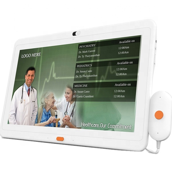 شاشة عرض طبية بالمستشفى تعمل بنظام Android 8.1 Tablet مقاس 15.6 بوصة