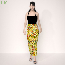 Polynesian Tropical Print Long Skirts for Ladies: A Tribe-Inspired Style