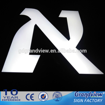 Led frontlit acrylic letters sign box