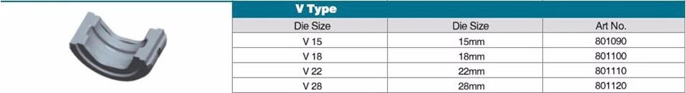 Igeelee Fitting Tools FT-1632b Range From 15-25mm Pipe Installation Tools with Vau Dies