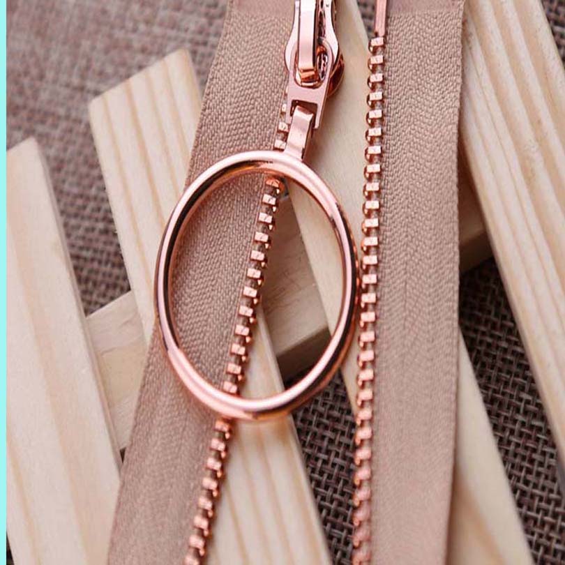  Brass zipper with O ring