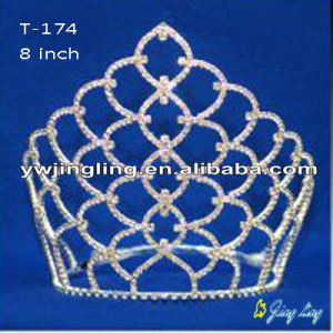 Simple cheap rhinestone crowns