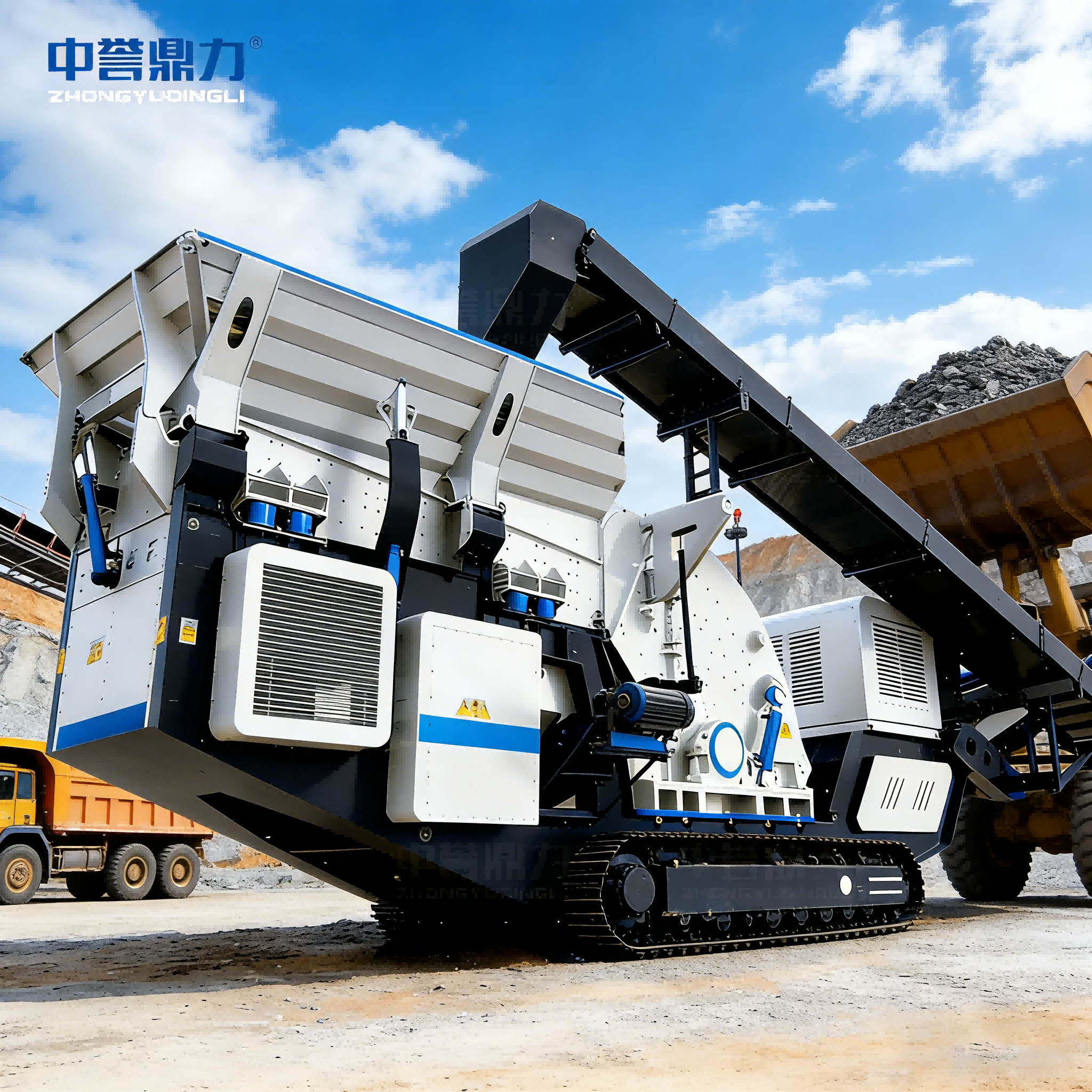 बेसाल्ट खदान मोबाइल क्रशर Basalt Mine Mobile Crusher