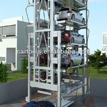 Mini rotary parking lift pallet parking system