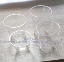 Transparent vingin material Disposable PET cups