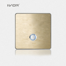 1 Gang Lighting Switch Touch Panel Aluminum Alloy Material (RD-ST1000L1)