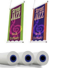 supply blockout vinyl print with double sides