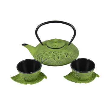 Green Cast Iron Teapots