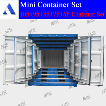 6ft 8ft 7ft 9ft container set