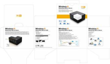 wireless-N networking USB server box