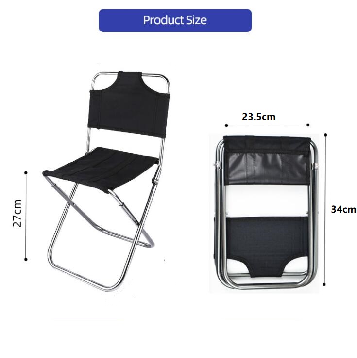 Aluminum Portable Folding Camping Chair Outdoor Foldable Fishing Chair Beach Chiar