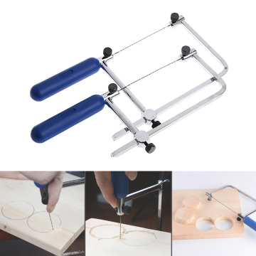 Hand Tools Adjustable Frame Sawbow U-shape Saw Hacksaw DIY For Jewelry Tools