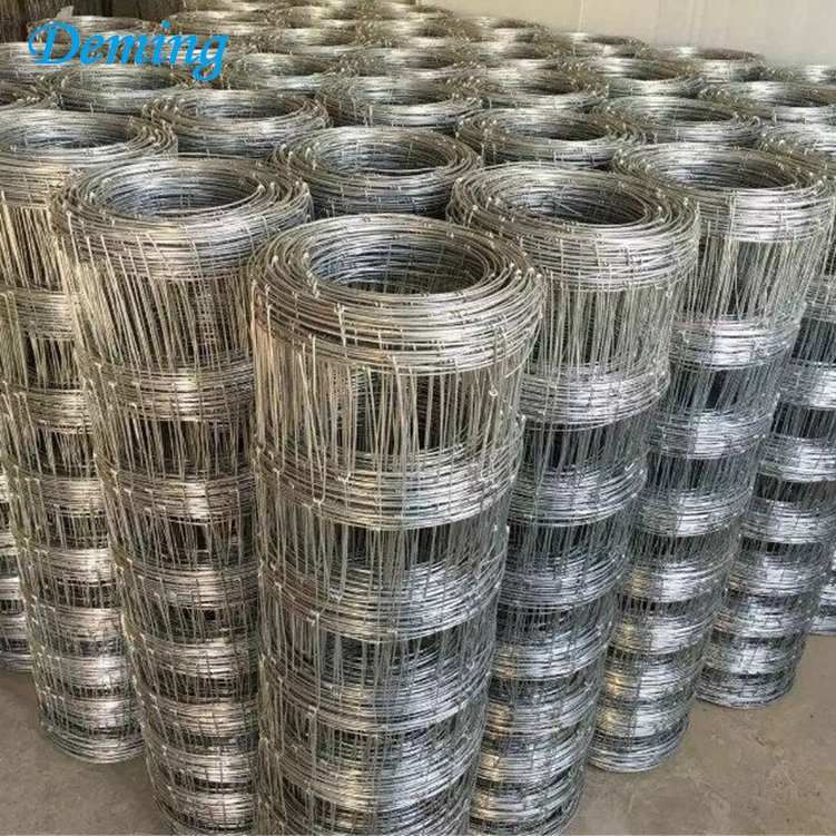 Galvanized Hinge Joint Fixed Knot Field Fence