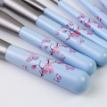 Colorful Butterfly wood handle makeup brush sets