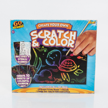 Create Your Own Scratch Color Art