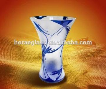 Unique design flower vase/tall glass bottle for flower