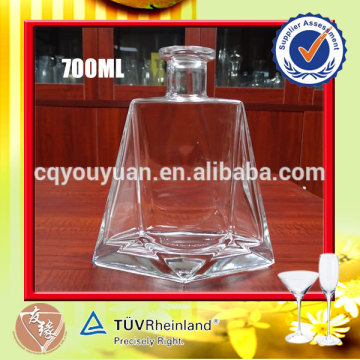 700ml volume cheap wholesale rum bottles for vodka
