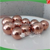 Shiny polish pure copper ball ,reddish copper hollow ball /sphere for decoration