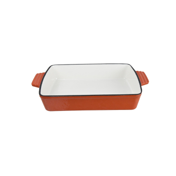 Kingway Enameled Cast Iron Rectangular Baking Dish