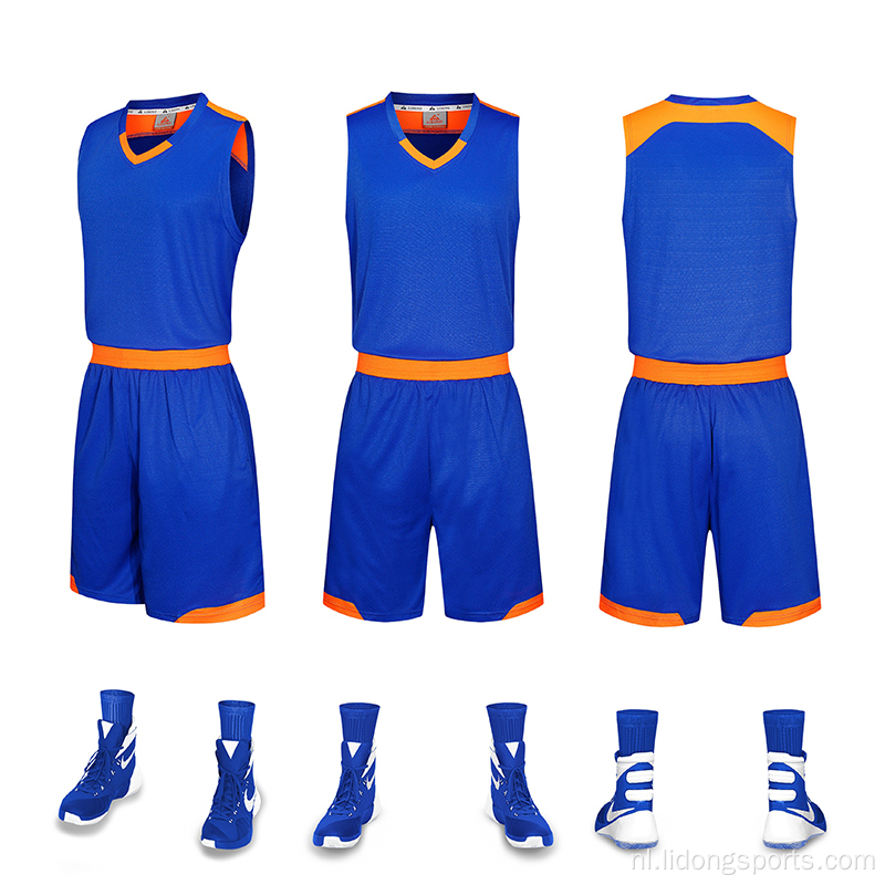 basketbal jersey uniform ontwerp kleur rood professioneel