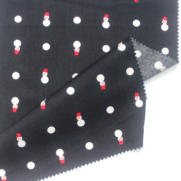 Custom design printed cotton modal spandex twill fabric